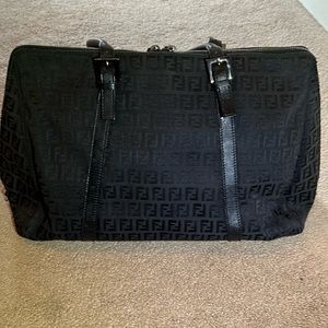 FENDI Zucchino Canvas Tote Bag